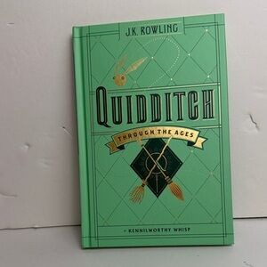 Quidditch Through the Ages by J.K. Rowling - Green Hardcover